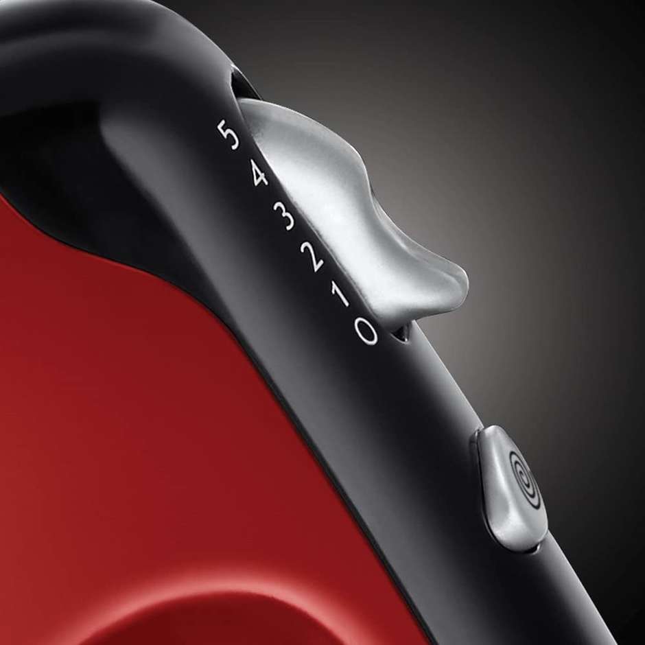 Russell Hobbs 24670-56 Desire Sbattitore Elettrico 350W 5 Velocit&agrave; + Turbo Rosso e Nero