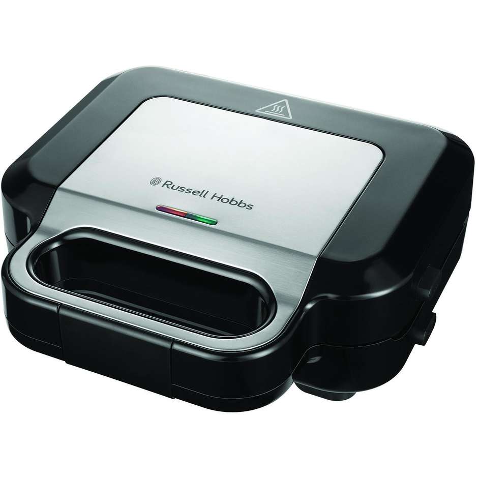 Russell Hobbs Fiesta 26810-56 Sandwich Maker Tostiera a Triangoli Piastre Antiaderenti 750 W Nero