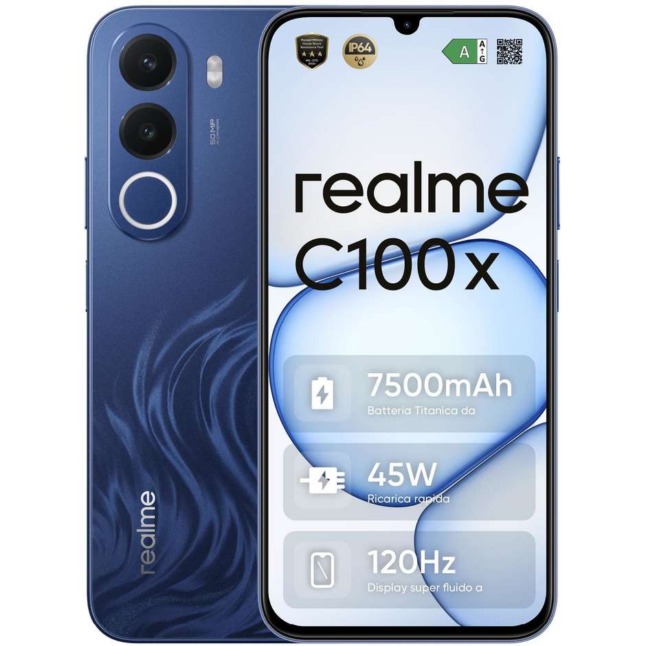 s.phone 4g realme c100x 4/256 deepblue tides