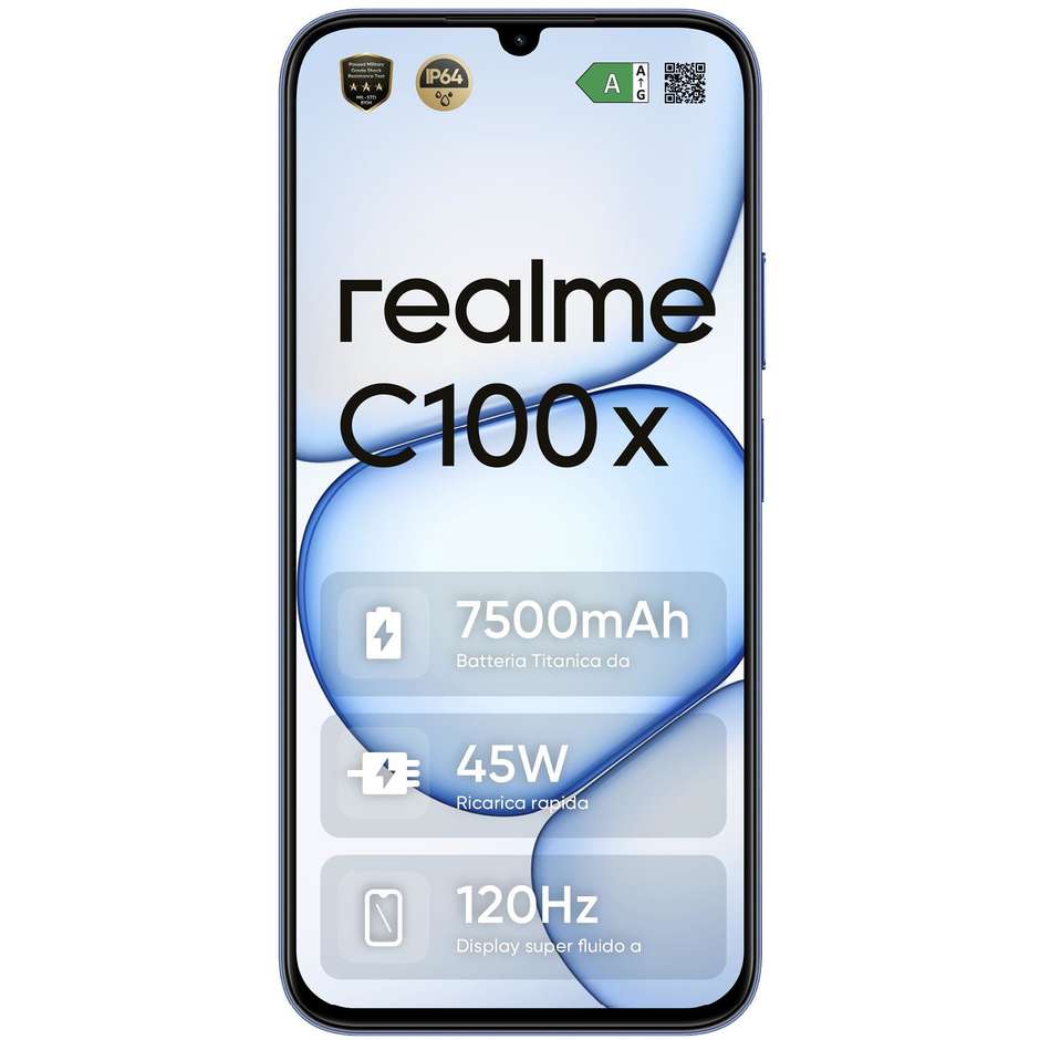 s.phone 4g realme c100x 4/256 deepblue tides