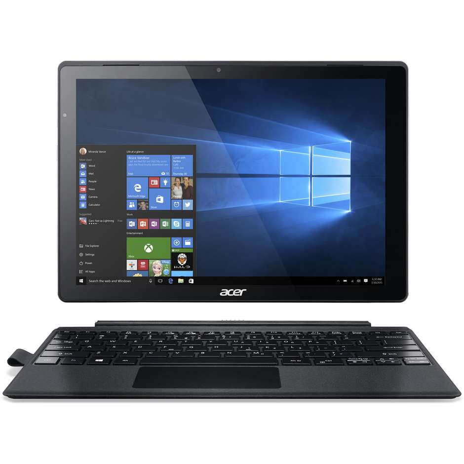 sa5-271-55y3 Acer Switch Alpha 12 notebook tablet 2in1 12" 4/128 GB Windows 10 nero, argento