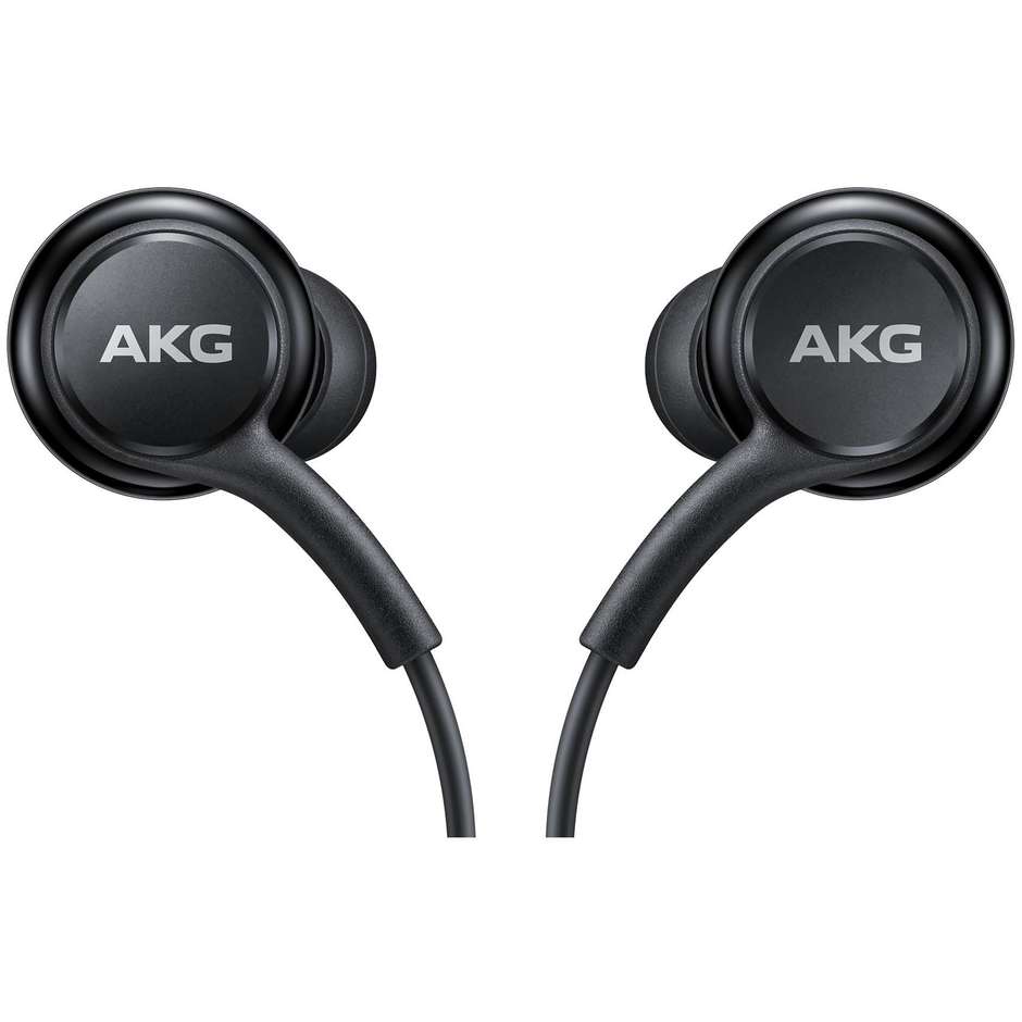 Samsung Auricolari Stereo In-Ear Type-C Tuned by AKG con Microfono e Telecomando Nero (EO-IC100)