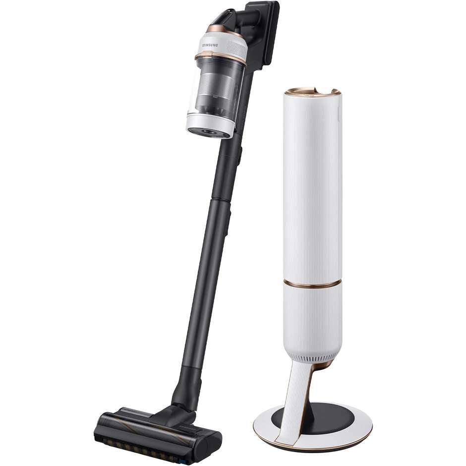 Samsung BESPOKE Jet VS20A95823W Scopa Elettrica Ricaricabile Senza Fili 210 AW Multiciclonica 0,5 L Nero/Bianco