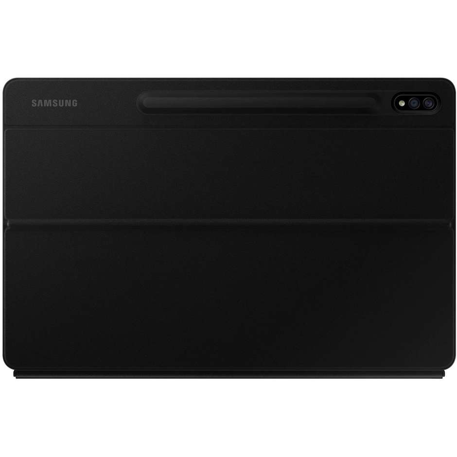 Samsung Bookcover Cover a tastiera compatibile per Samsung Galaxy Tab S7 Plus colore nero