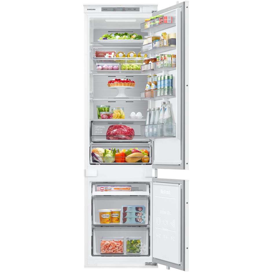 Samsung BRB30705EWW Frigorifero Combinato da Incasso 298 Lt Classe E No Frost colore bianco