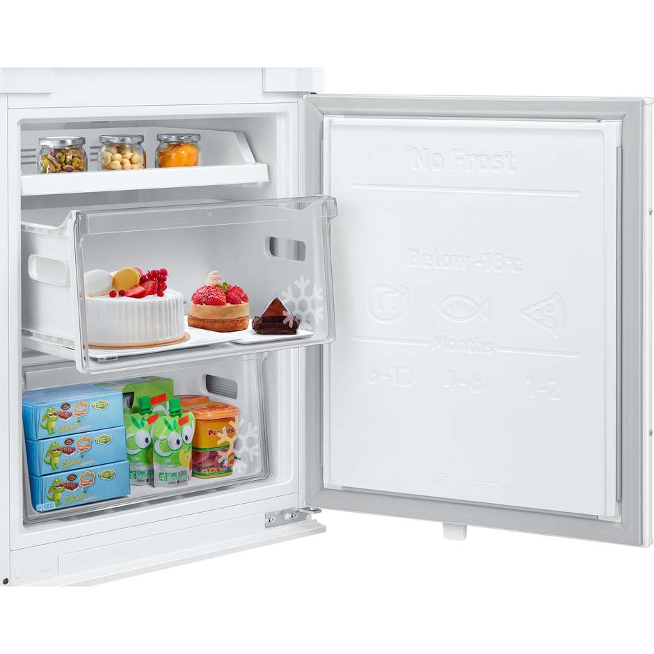 Samsung BRB30705EWW Frigorifero Combinato da Incasso 298 Lt Classe E No Frost colore bianco