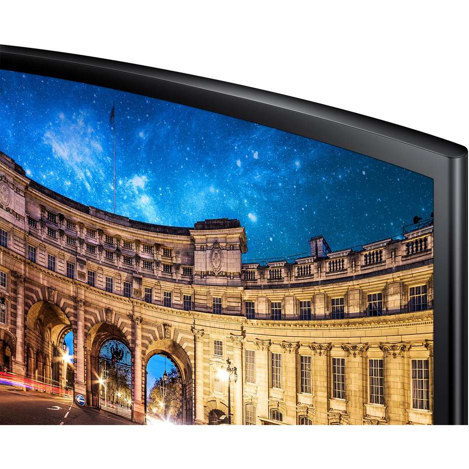 Samsung C24F390FHR Monitor PC LED 23,5'' Full HD Luminosità 250 cd/m² Classe E colore cornice nero
