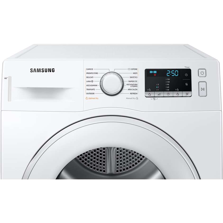 Samsung DV70TA000TE Asciugatrice a pompa di calore Capacità 7 Kg Classe A++ colore bianco