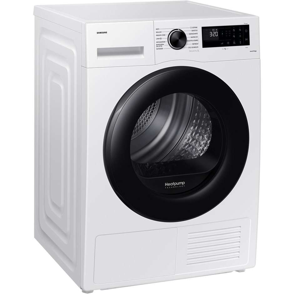 Samsung DV80CGC2B0AE Asciugatrice a pompa di calore Carica Frontale Capacita 8 Kg Classe A+++ Colore Bianco