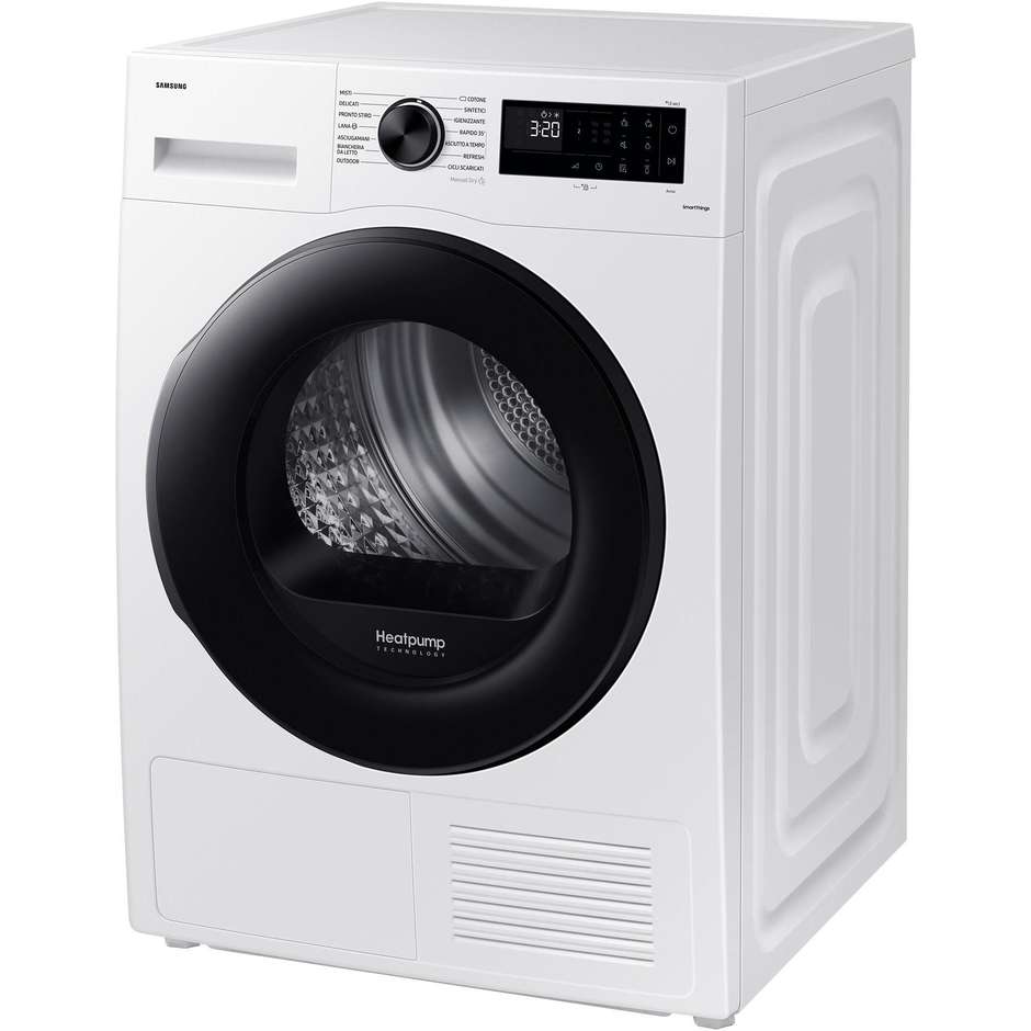 Samsung DV80CGC2B0AE Asciugatrice a pompa di calore Carica Frontale Capacita 8 Kg Classe A+++ Colore Bianco