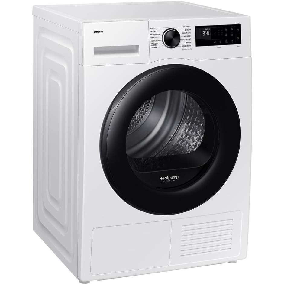 Samsung DV80DG52B0AEET Asciugatrice Crystal EcoDry 8 Kg Pompa di Calore