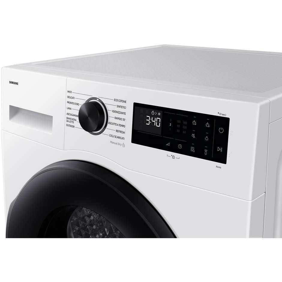Samsung DV80DG52B0AEET Asciugatrice Crystal EcoDry 8 Kg Pompa di Calore