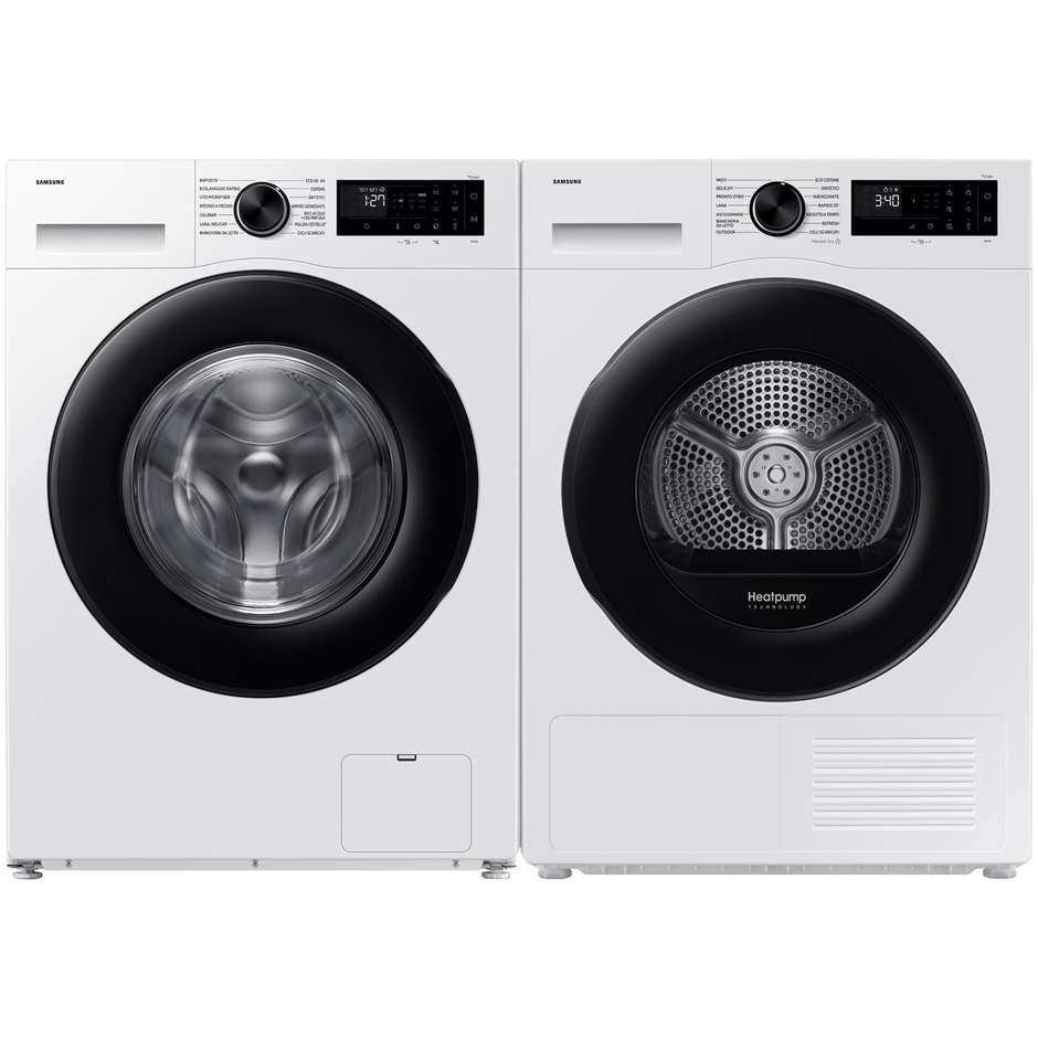 Samsung DV80DG52B0AEET Asciugatrice Crystal EcoDry 8 Kg Pompa di Calore