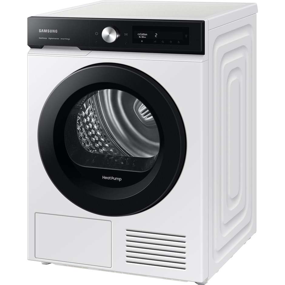 Samsung DV90BB5245AES3 Asciugatrice a pompa di calore Capacita 9 kg Classe A+++ Colore Bianco