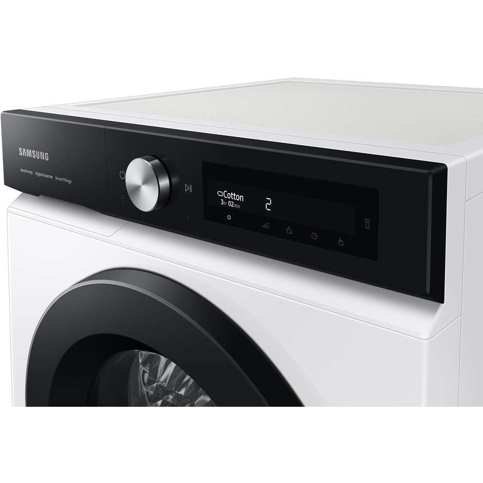 Samsung DV90BB5245AES3 Asciugatrice a pompa di calore Capacita 9 kg Classe A+++ Colore Bianco