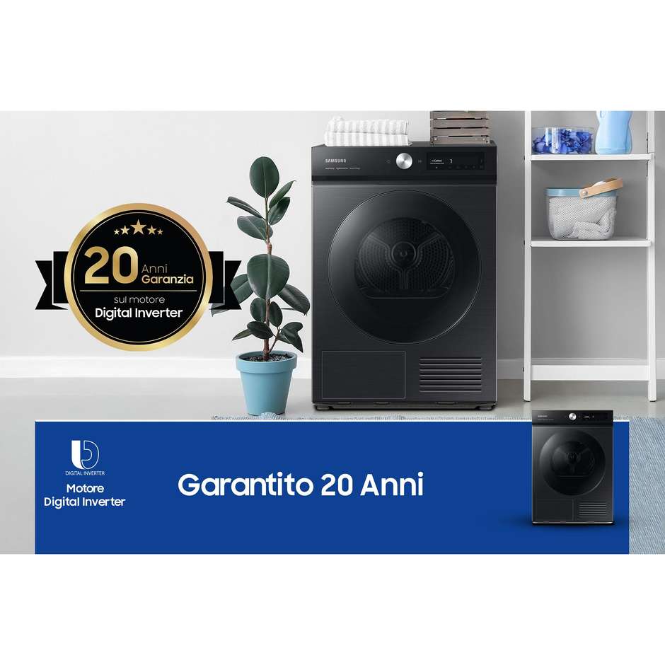 Samsung DV90BB7445GB Asciugatrice a pompa di calore Capacita 9 Kg Classe A+++