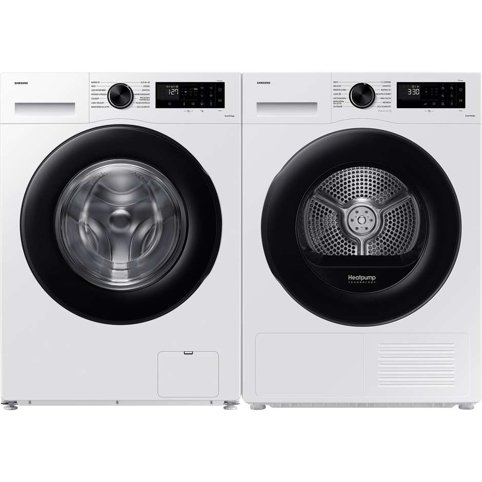 Samsung DV90CGC0A0 Asciugatrice a pompa di calore Capacita 9 Kg Classe A++ Colore Bianco