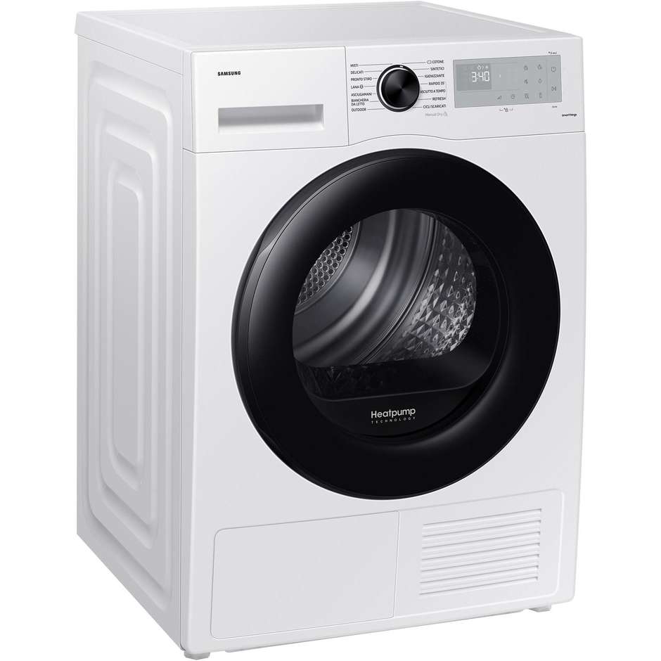 Samsung DV90CGC2A0AHET Asciugatrice a Pompa di calore Capacita 9 Kg Classe A+++ Colore Bianco