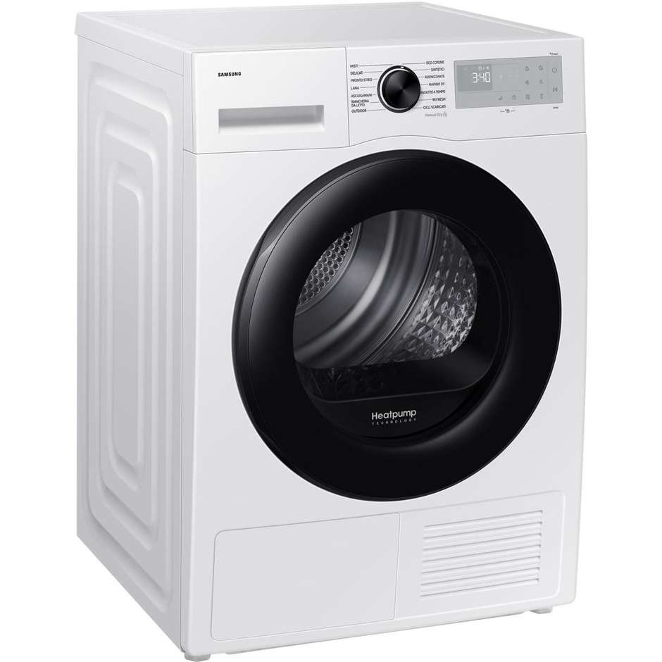 Samsung DV90DG52A0AHET Crystal EcoDry asciugatrice 9 kg, pompa di calore, classe C