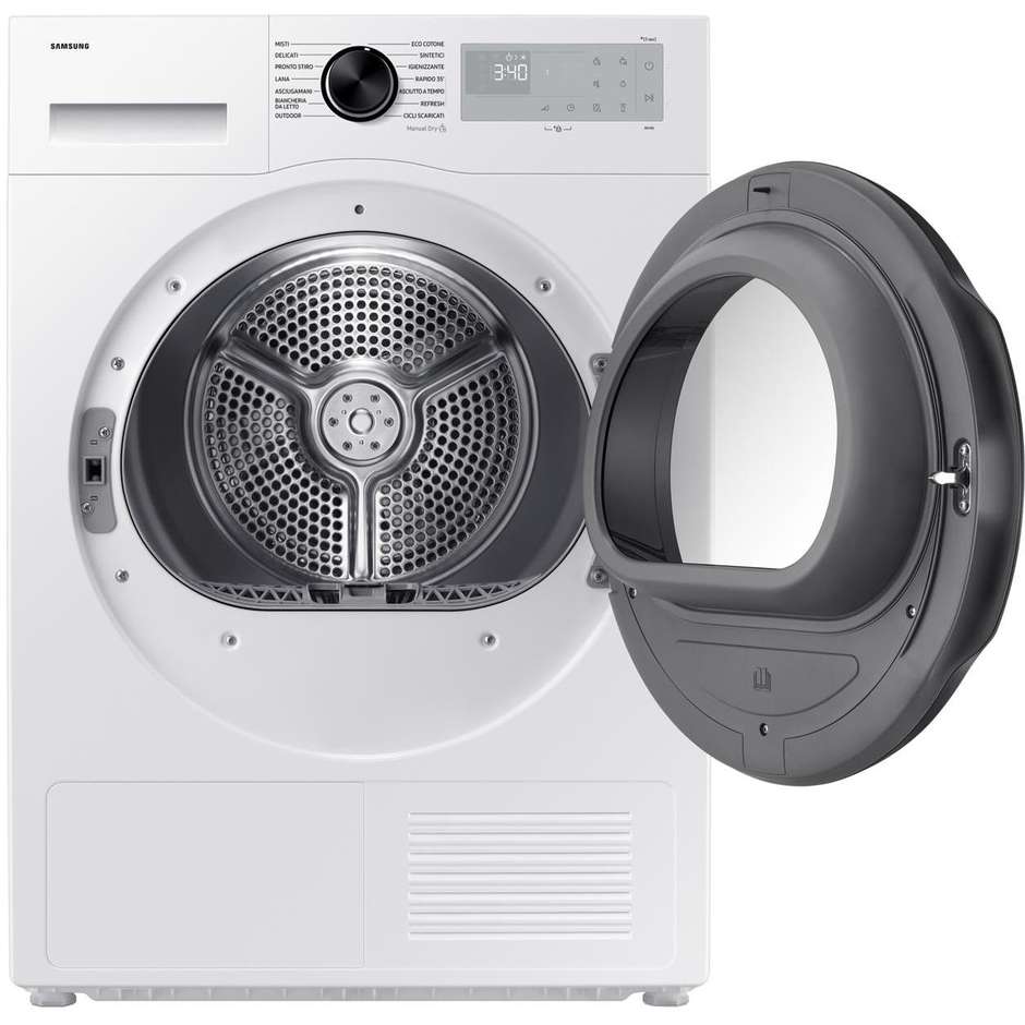Samsung DV90DG52A0AHET Crystal EcoDry asciugatrice 9 kg, pompa di calore, classe C