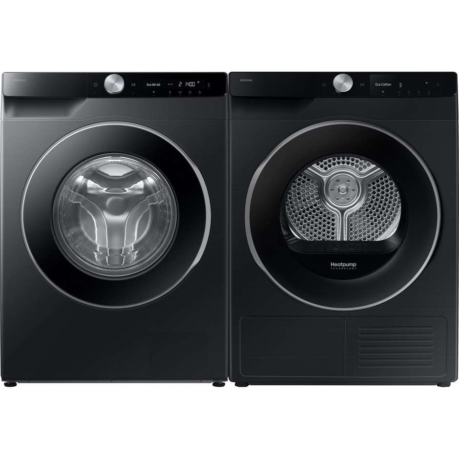 Samsung DV90DG6845LBU3 asciugatrice a pompa di calore 9 kg, classe A, nera