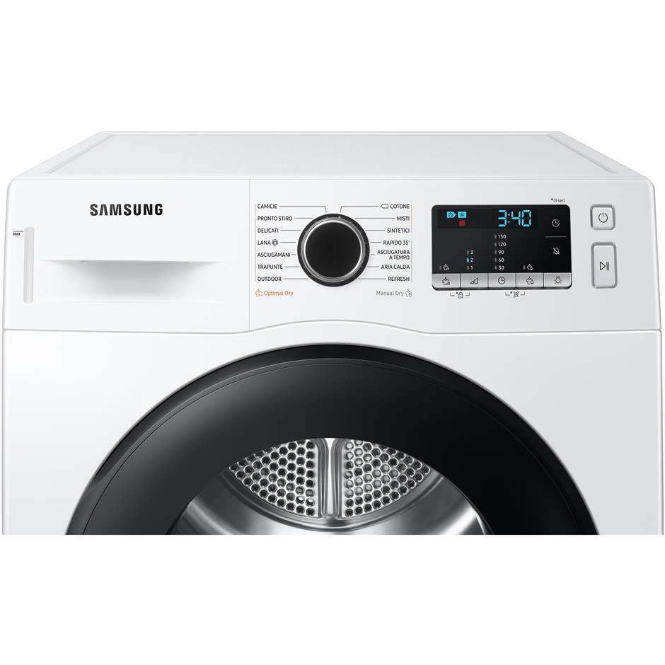 Samsung DV90TA240AE Asciugatrice a pompa di calore 9 Kg classe A+++ colore bianco
