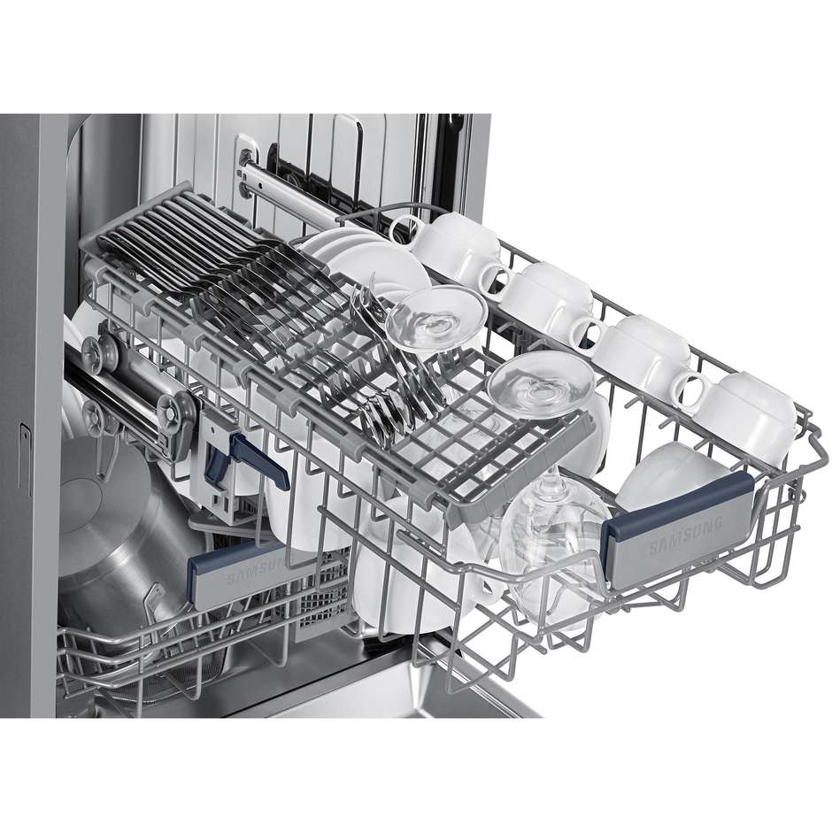 Samsung DW50R4060BB Lavastoviglie a Scomparsa Totale Slim 45 cm 9 Coperti Auto Door Open Mezzo Carico Classe E
