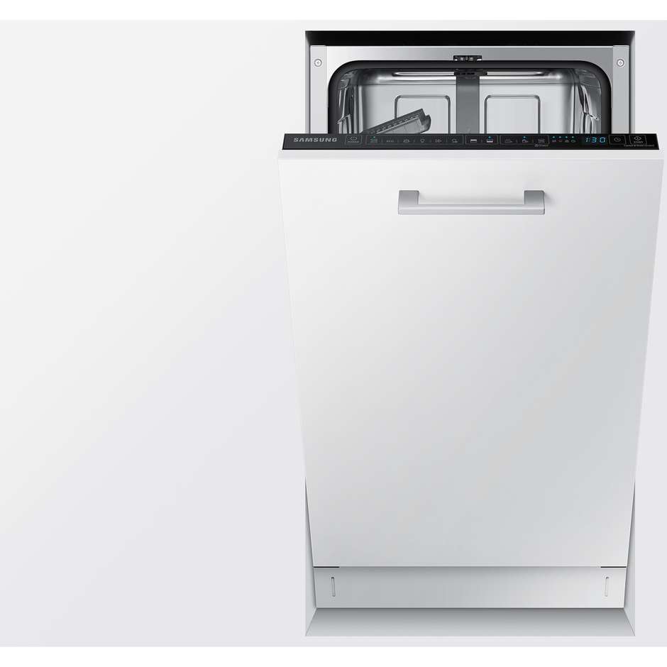 Samsung DW50R4060BB Lavastoviglie da Incasso Slim 9 Coperti 6 Programmi Classe E Colore Bianco