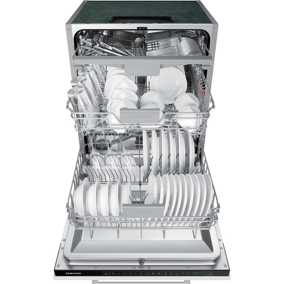 Samsung DW60CG530B00ET Lavastoviglie a Scomparsa Totale 60 cm 14 Coperti Auto Open Door Wi-Fi Classe D