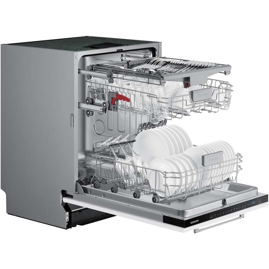 Samsung DW60CG530B00ET Lavastoviglie a Scomparsa Totale 60 cm 14 Coperti Auto Open Door Wi-Fi Classe D