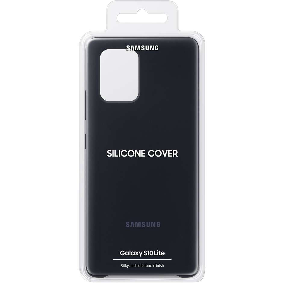 Samsung EF-PG770TBEGEU Cover in silicone colore nero per Galaxy S10 Lite