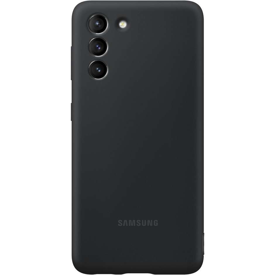 Samsung EF-PG991TBEGWW Cover in silicone per Galaxy S21 colore nero