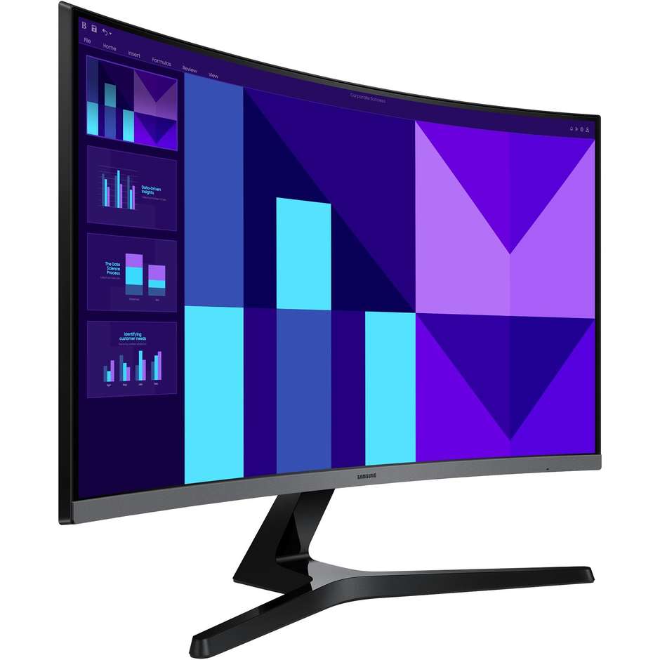 Samsung Essential Curved S3 S39GD 27" (LS27D396GAUXEN) Monitor Curvo Full HD 100Hz 4ms 1800R Nero