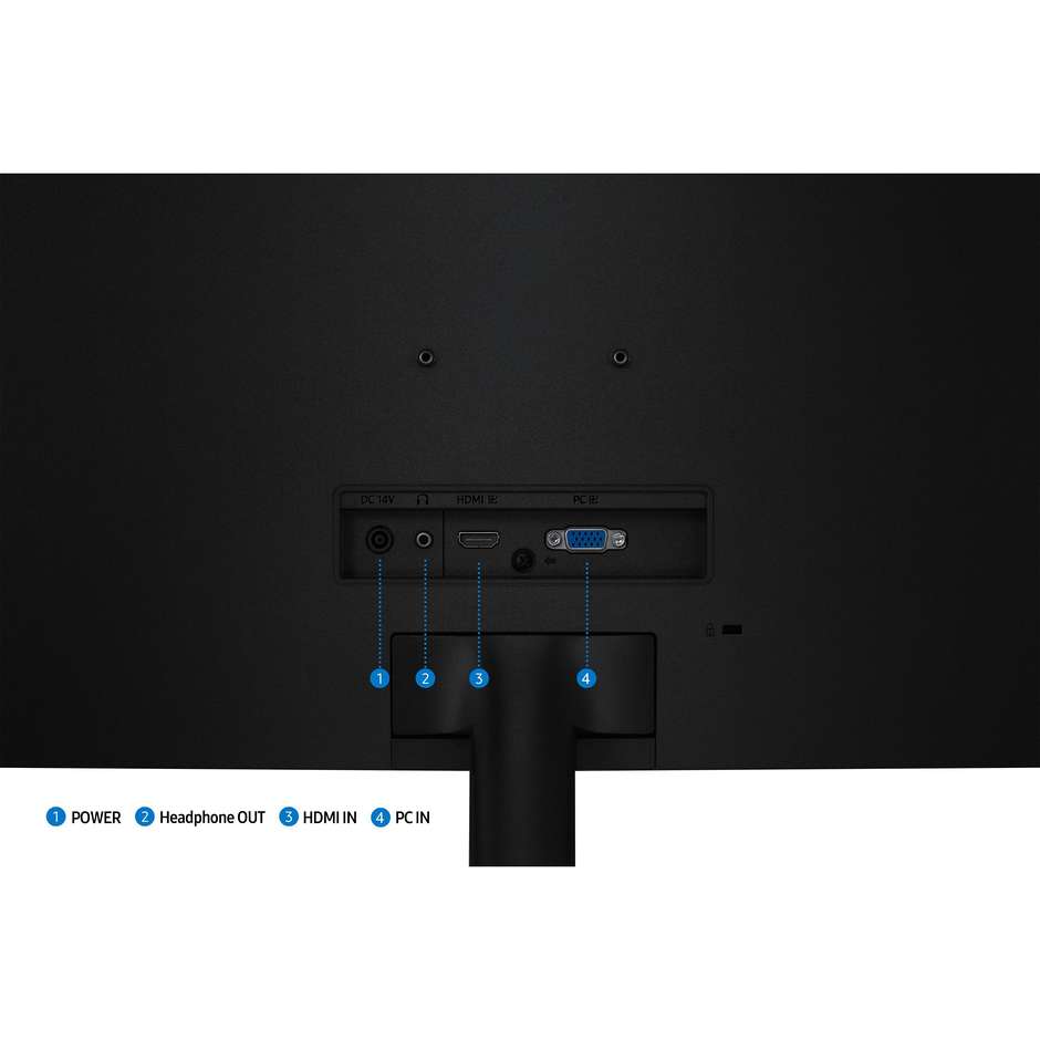 Samsung Essential Curved S3 S39GD 32" (LS32D390GAUXEN) Monitor Curvo Full HD 100Hz 4ms 1800R Nero