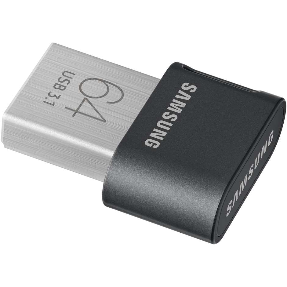 Samsung FIT Plus 64 GB Chiavetta USB 3.1 Gen 1 Ultra Slim Plug-and-Stay fino a 400 MB/s (MUF-64AB)