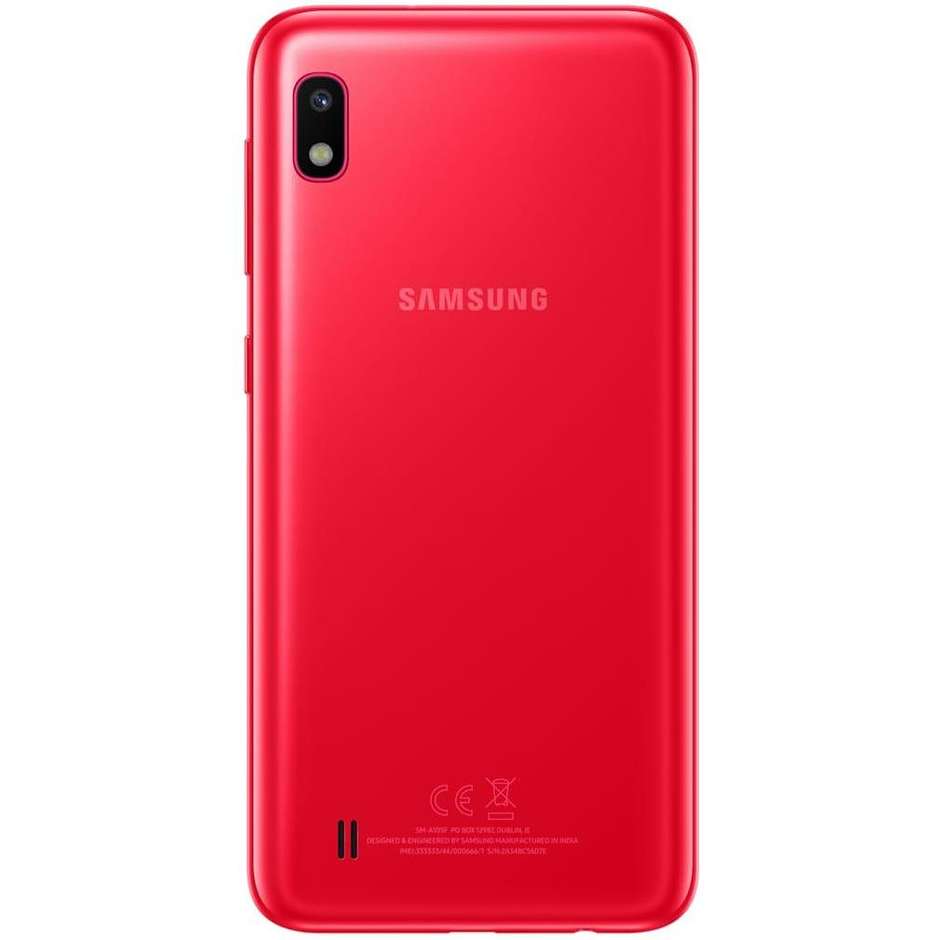 Samsung Galaxy A10 Rosso Smartphone 6,2" Ram 2 Gb memoria 32 GB Android 9