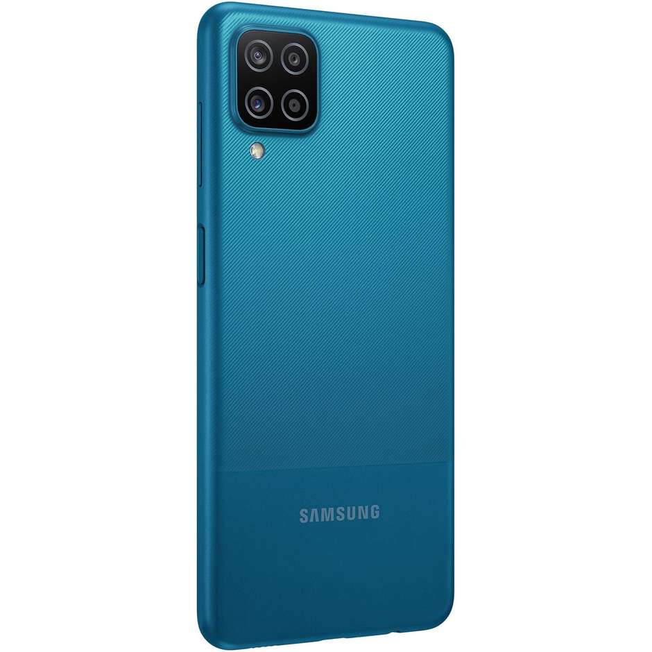 Samsung Galaxy A12 Smartphone 6,5'' HD+ Ram 4 Gb Memoria 128 Gb Android colore blu