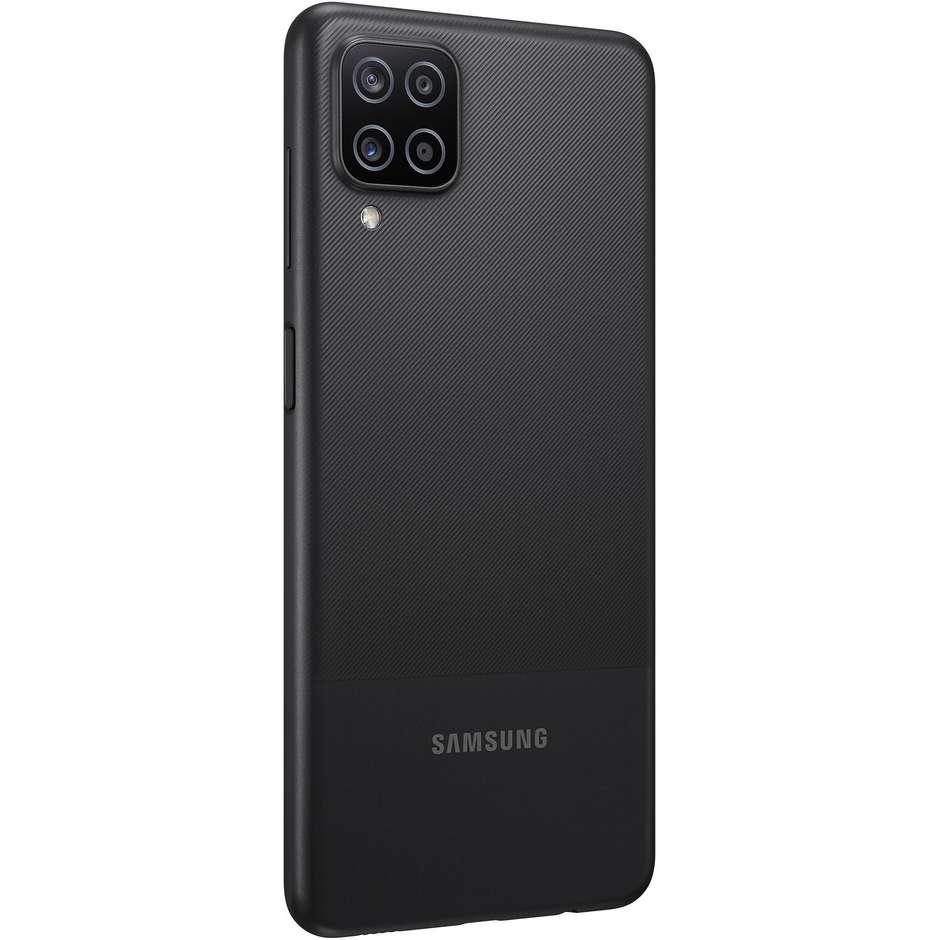 Samsung Galaxy A12 Smartphone 6,5'' HD+ Ram 4 Gb Memoria 128 Gb Android colore nero