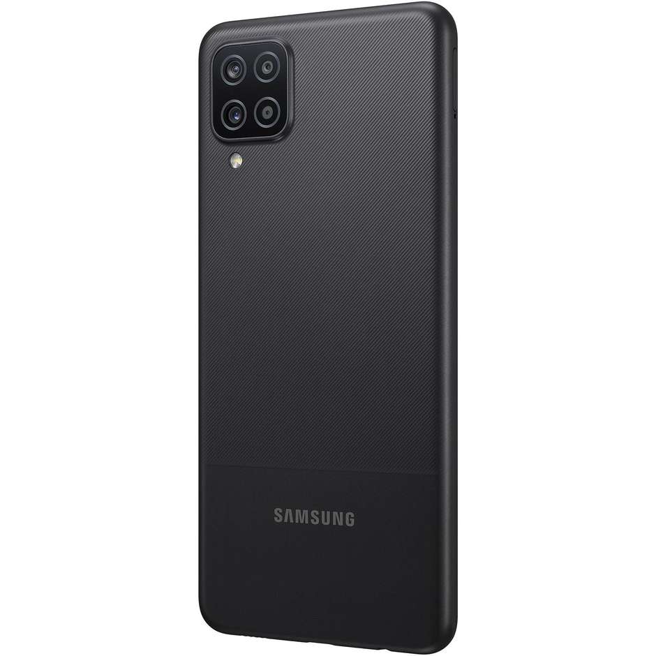 Samsung Galaxy A12 Smartphone 6,5'' HD+ Ram 4 Gb Memoria 128 Gb Android colore nero