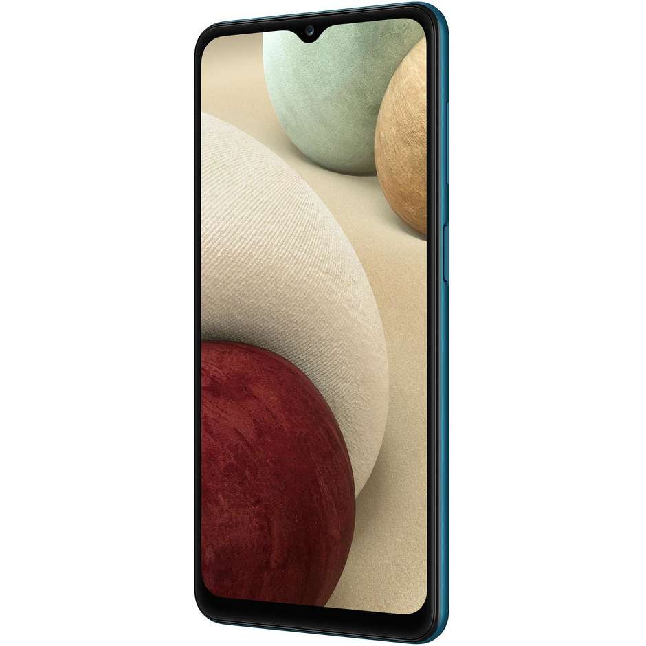Samsung Galaxy A12 Smartphone 6,5'' HD+ Ram 4 Gb Memoria 64 Gb Android colore blu
