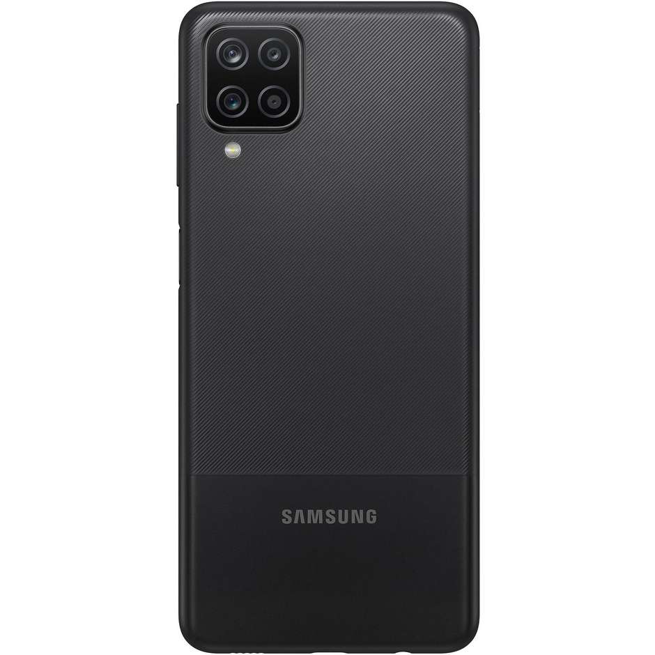 Samsung Galaxy A12 Smartphone 6,5'' HD+ Ram 4 Gb Memoria 64 Gb Android colore nero