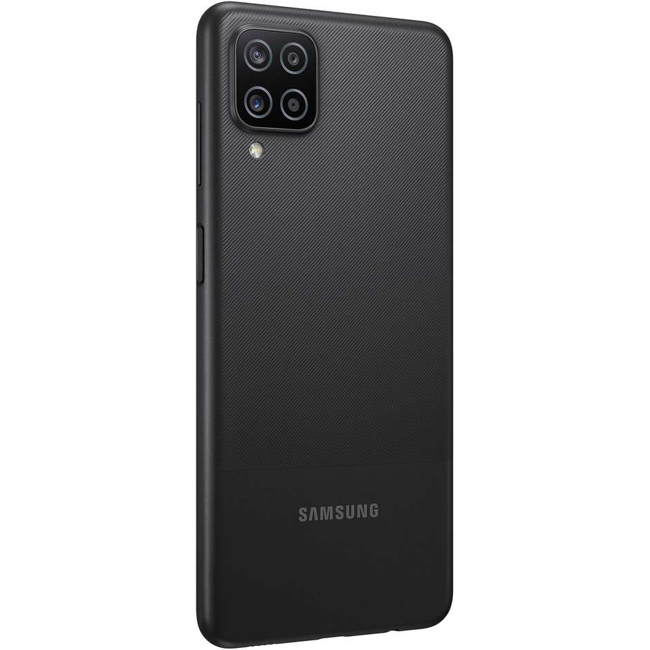 Samsung Galaxy A12 Smartphone 6,5'' HD+ Ram 4 Gb Memoria 64 Gb Android colore nero