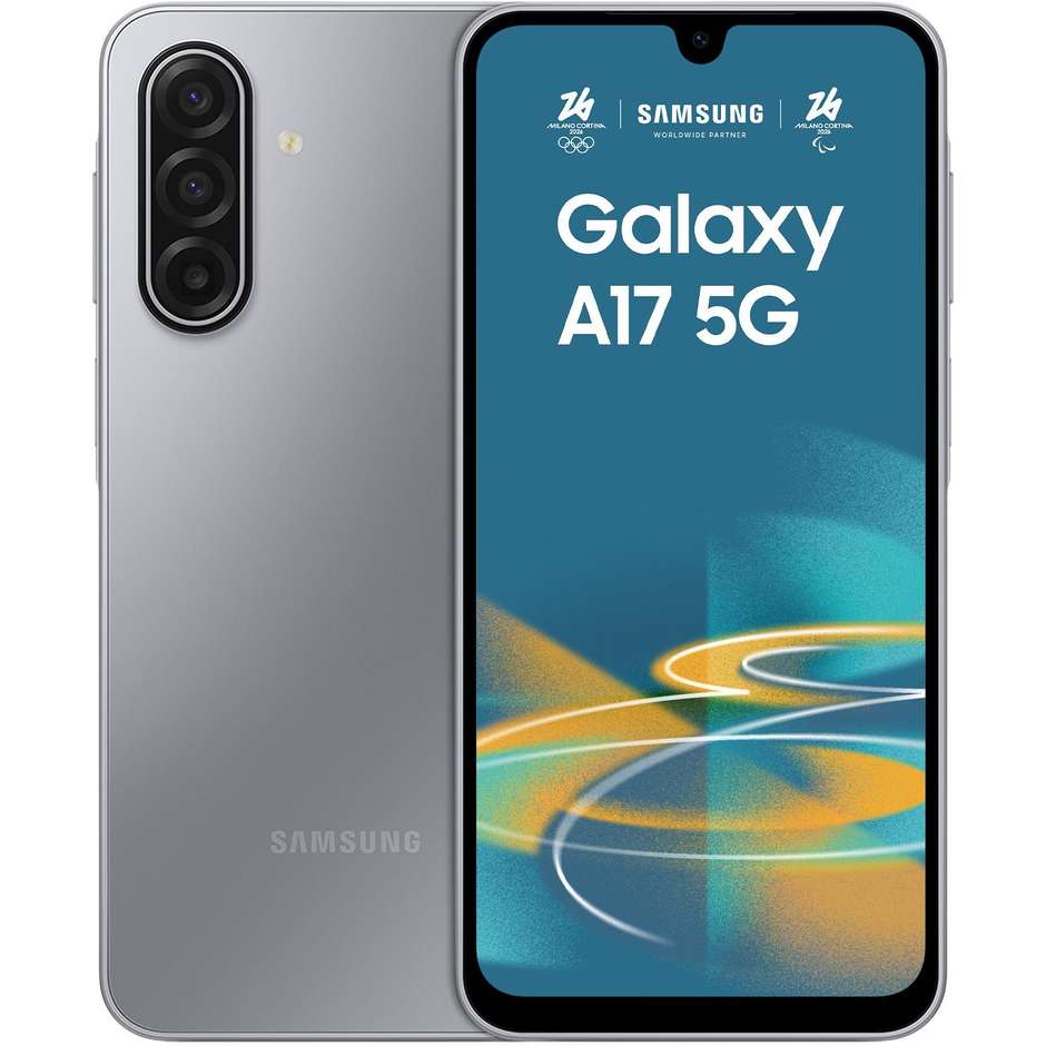 Samsung Galaxy A17 5G 6,7" 4GB 128GB Tripla Fotocamera 50MP Grigio