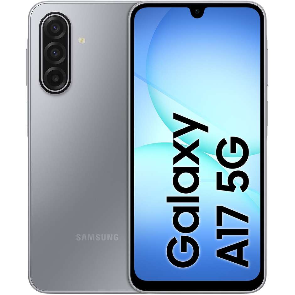 Samsung Galaxy A17 5G 6,7" 4GB 128GB Tripla Fotocamera 50MP Grigio