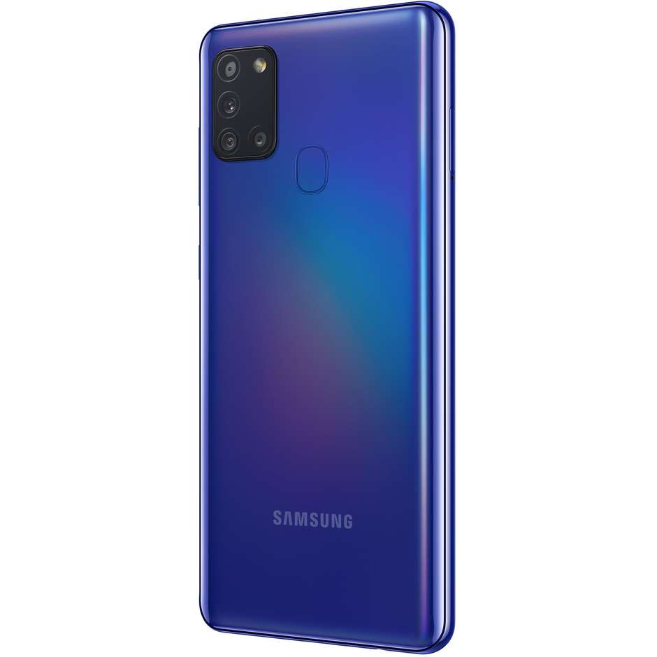 Samsung Galaxy A21s Smartphone 6.5" HD+ Ram 3 GB Memoria 128 GB Android colore blu
