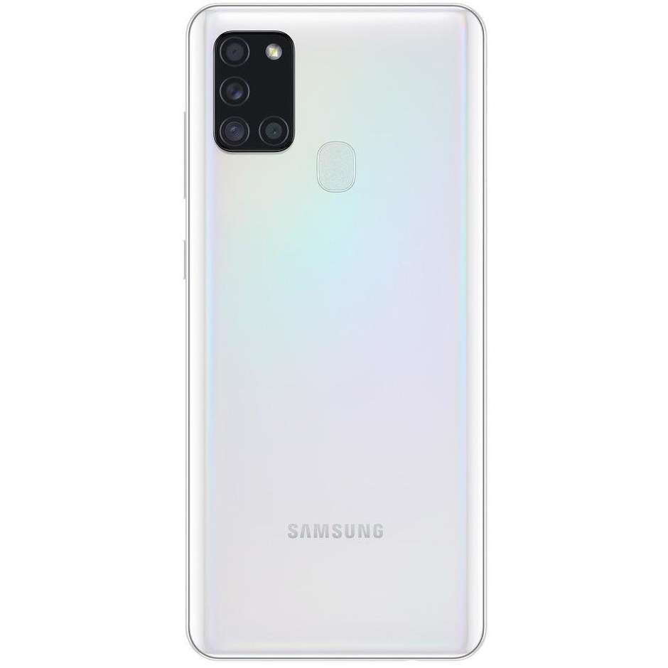 Samsung Galaxy A21s Smartphone 6.5" HD+ Ram 3 GB Memoria 32 GB Android colore bianco
