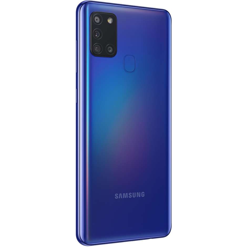 Samsung Galaxy A21s Smartphone 6.5" HD+ Ram 3 GB Memoria 32 GB Android colore blu