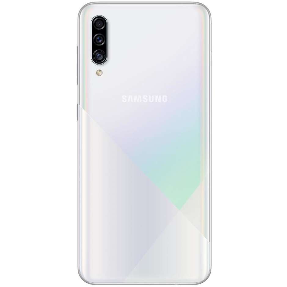 Samsung Galaxy A30s Smartphone 6.4" dual sim Ram 4 GB memoria 64 GB Android colore bianco