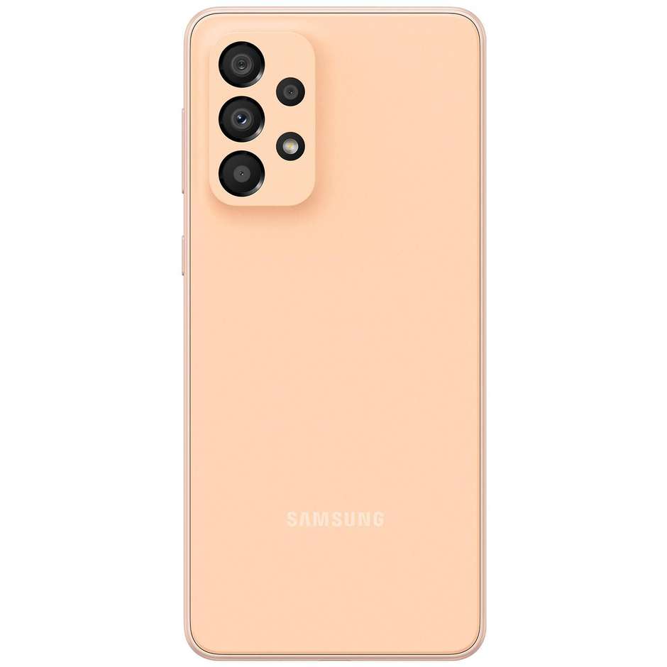 Samsung Galaxy A33 5G Smartphone 6.4” FHD+ Ram 6 GB Memoria 128 Gb Android 12 Colore Awesome Orange