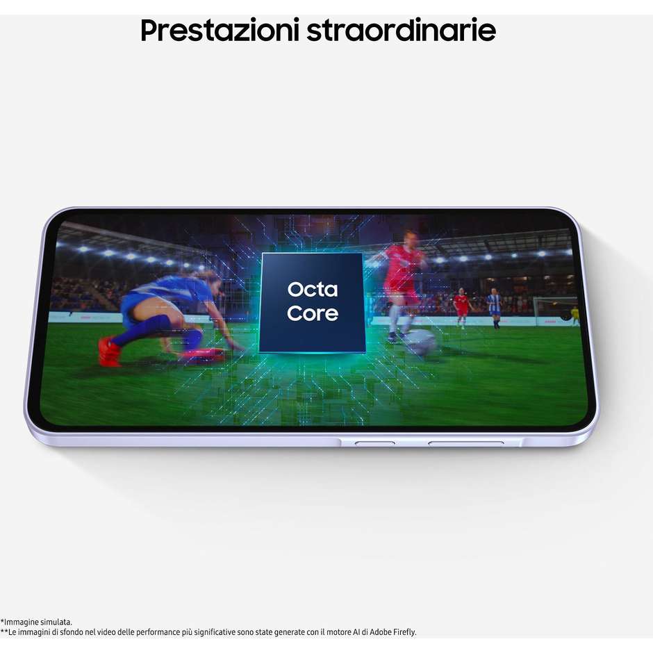 Samsung Galaxy A36 Smartphone 5G 6.7” Ram 8 GB Memoria 256 GB Colore Awesome Lime